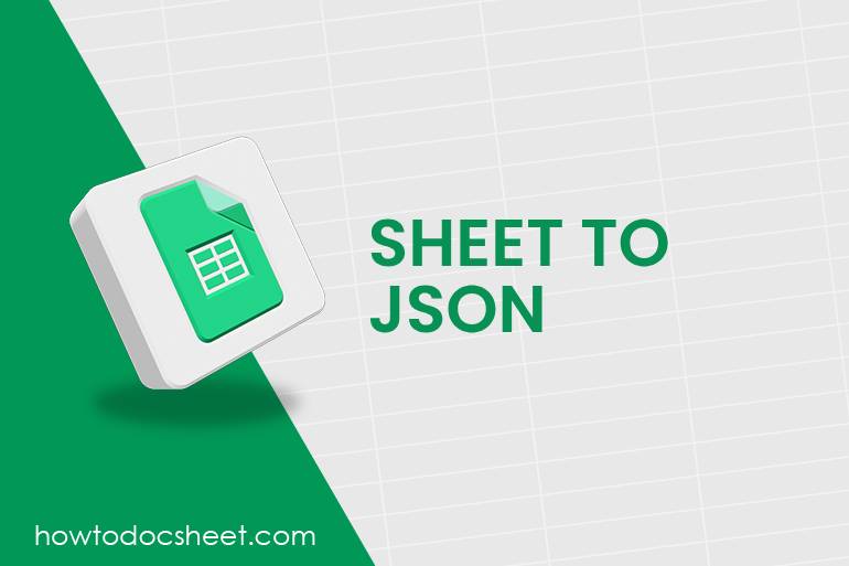 convert google sheet to json